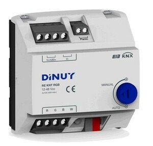 ACTUADOR DE REGULACIÓN TIRAS LED RGBW KNX 4 CANALES