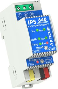 Apricum IPS640 - KNX Power Supply 640mA with intelligent diagnostic and alarm functionality, 2SU, REG