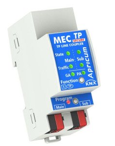 Apricum MECtp-Sec - KNX Secure LineArea Coupler, 2SU, REG
